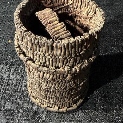 E31-Cultural Fiber structure Piece with note