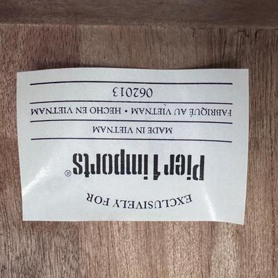 Four Pier 1 Cross Back Dining Chairs (DR-DZ)