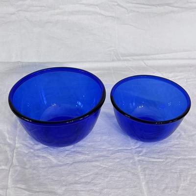 Arcoroc France Cobalt Blue Serving Bowls (K-DZ)