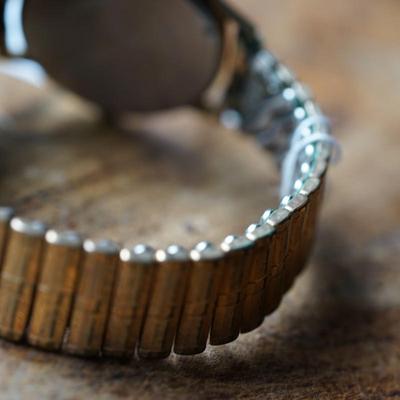 HELBROS MANS 1950'S WRIST WATCH -FRANCE/ GOLDFILLED AIRFLEX BAND