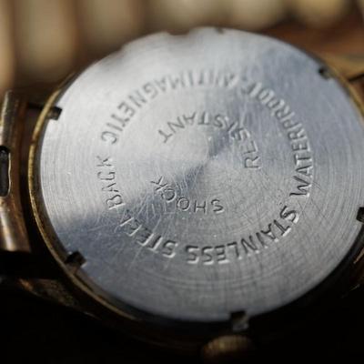 HELBROS MANS 1950'S WRIST WATCH -FRANCE/ GOLDFILLED AIRFLEX BAND