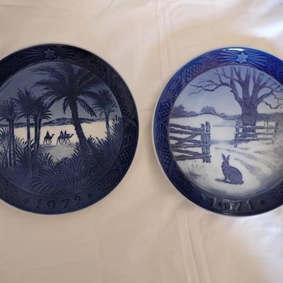 Lot of 6 Royal Copenhagen Collectors plates