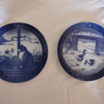 Lot of 6 Royal Copenhagen Collectors plates