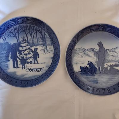Royal Copenhagen Plates and USA Bicentennial plate