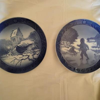 Royal Copenhagen Plates and USA Bicentennial plate