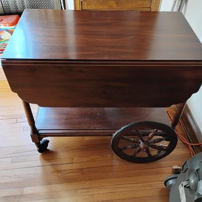 Vintage Wooden Cart w/ padding
