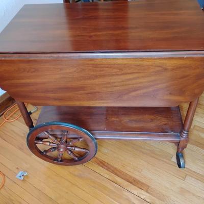Vintage Wooden Cart w/ padding
