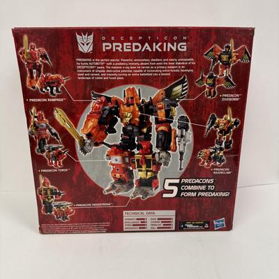 LOT 30: Hasbro Transformers Platinum Edition, Decepticon Predaking Action Figure