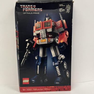 LOT 38: Legos Transformers Optimus Prime