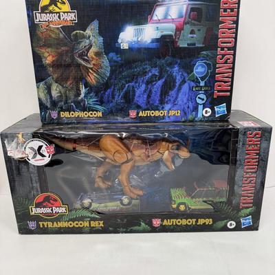 LOT 81: Jurassic Park/Transformers Crossover Toys