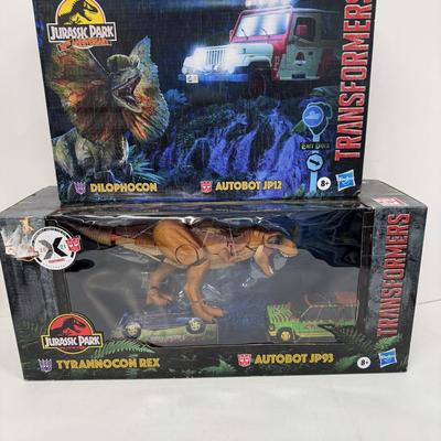 LOT 81: Jurassic Park/Transformers Crossover Toys