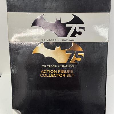 LOT 83: DC Collectibles 75 Years of Batman, Action Figure Collector Set