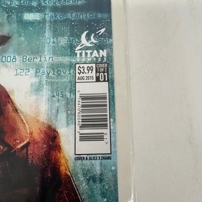 LOT 87: Titan Comics “The Blacklist”- Issues #1(both covers), 2(1of 2 alternate covers), 3, 5, & 6