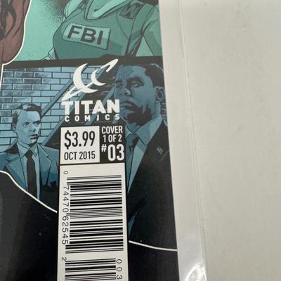 LOT 87: Titan Comics “The Blacklist”- Issues #1(both covers), 2(1of 2 alternate covers), 3, 5, & 6