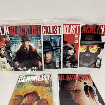 LOT 87: Titan Comics “The Blacklist”- Issues #1(both covers), 2(1of 2 alternate covers), 3, 5, & 6