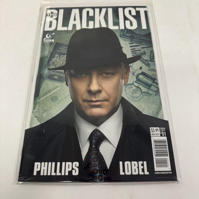 LOT 87: Titan Comics “The Blacklist”- Issues #1(both covers), 2(1of 2 alternate covers), 3, 5, & 6