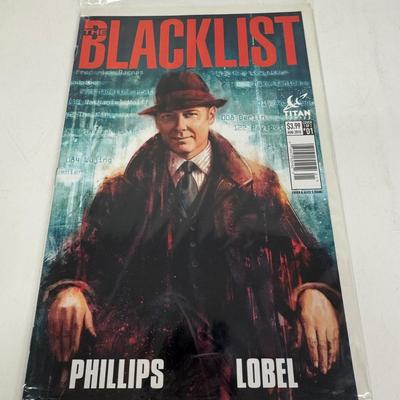 LOT 87: Titan Comics “The Blacklist”- Issues #1(both covers), 2(1of 2 alternate covers), 3, 5, & 6
