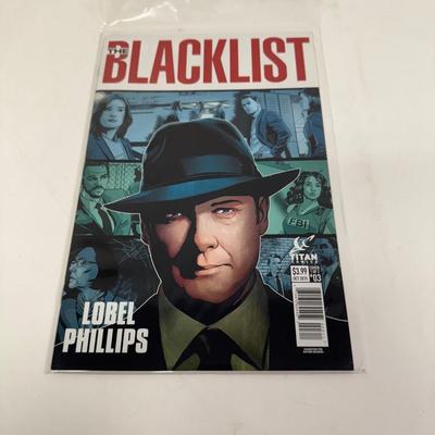 LOT 87: Titan Comics “The Blacklist”- Issues #1(both covers), 2(1of 2 alternate covers), 3, 5, & 6