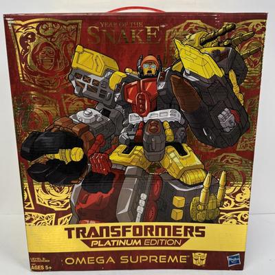 LOT 92: Hasbro Transformers Platinum Edition Years of The Snake Omega Supreme