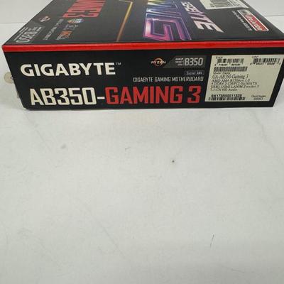 LOT 97: Gigabyte AB350-Gaming Motherboard, Socket AM4,