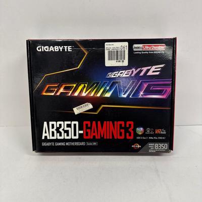 LOT 97: Gigabyte AB350-Gaming Motherboard, Socket AM4,