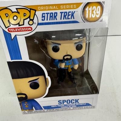 LOT 107: Classic Star Trek Movies Series Figures and Funko Pop Star Trek Figures