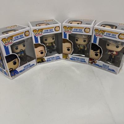 LOT 107: Classic Star Trek Movies Series Figures and Funko Pop Star Trek Figures
