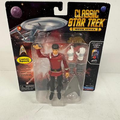 LOT 107: Classic Star Trek Movies Series Figures and Funko Pop Star Trek Figures