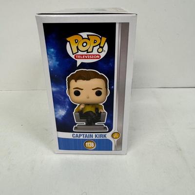 LOT 107: Classic Star Trek Movies Series Figures and Funko Pop Star Trek Figures
