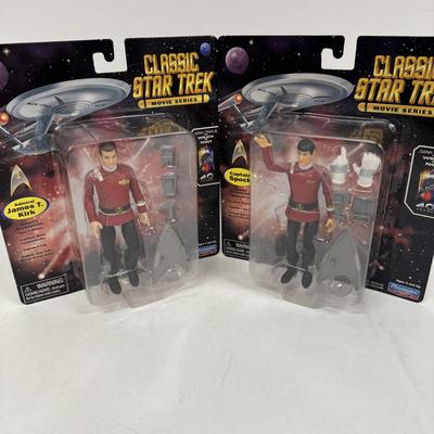 LOT 107: Classic Star Trek Movies Series Figures and Funko Pop Star Trek Figures