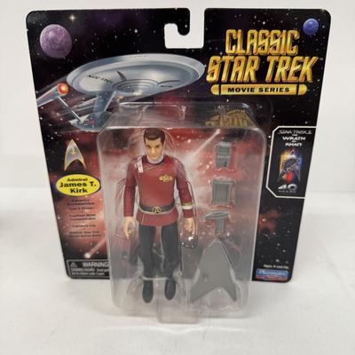 LOT 107: Classic Star Trek Movies Series Figures and Funko Pop Star Trek Figures