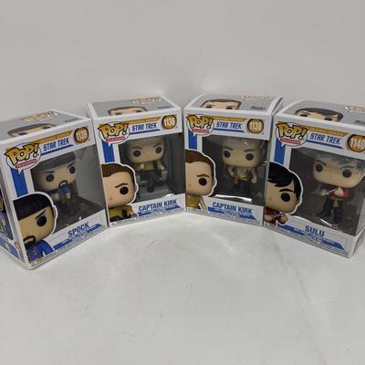 LOT 107: Classic Star Trek Movies Series Figures and Funko Pop Star Trek Figures