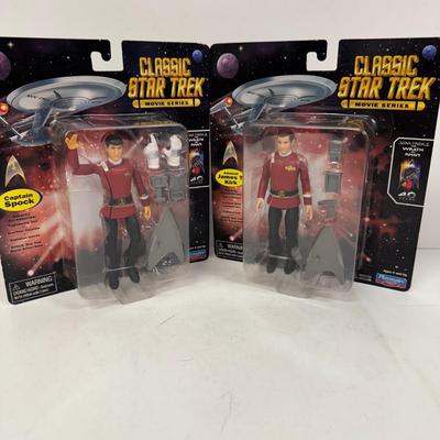 LOT 107: Classic Star Trek Movies Series Figures and Funko Pop Star Trek Figures