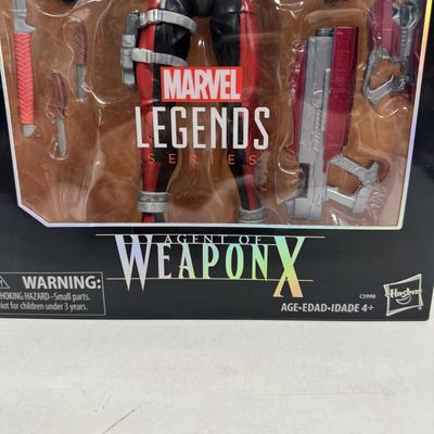 LOT 110: Hasbro Marvel Legends, Agent of Weapon X Deadpool