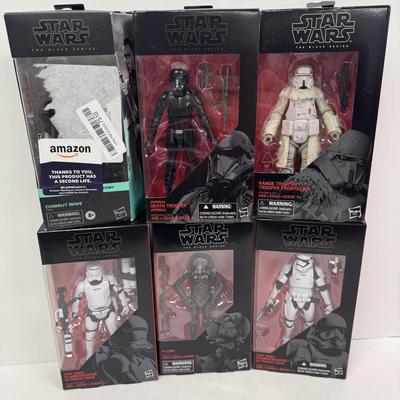 LOT 119: Hasbro Star Wars- Black Series, Various Figures