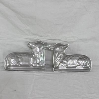 Vintage Aluminum Cake Molds (K-DZ)