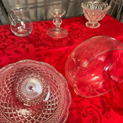MCM Sevron Starfire Serving Bowl w/Candle Stick, plus
