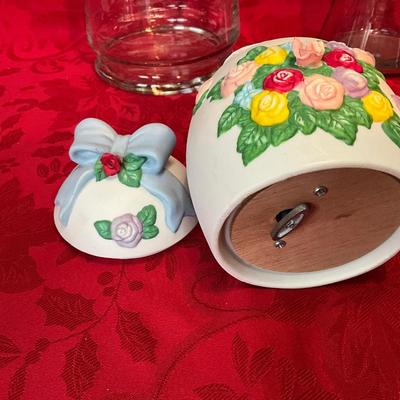 Pottery Vase, Music Candy Dish, Hand Blown Glass Vase from Mexico, Plus