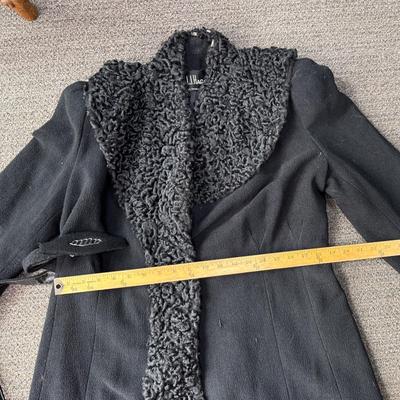 Antique Black wool Coat