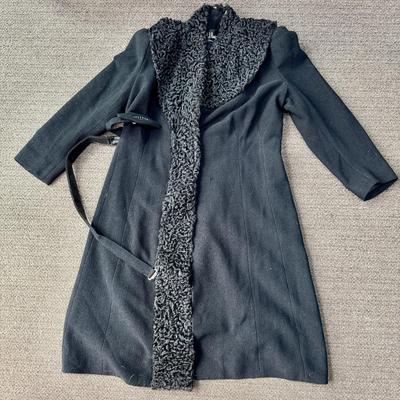 Antique Black wool Coat