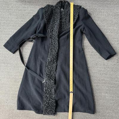 Antique Black wool Coat