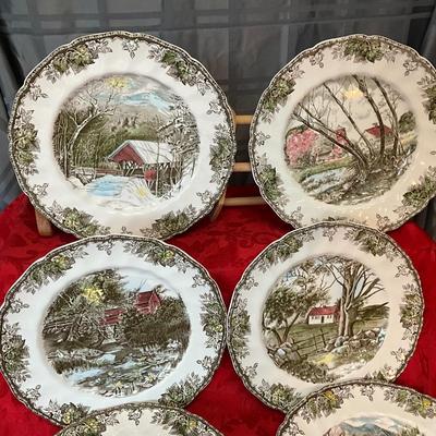 Johnson Brothers, (made in England) 10in Dinner Plates, total of 10