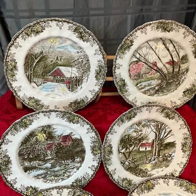 Johnson Brothers, (made in England) 10in Dinner Plates, total of 10