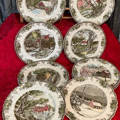 Johnson Brothers, (made in England) 10in Dinner Plates, total of 10