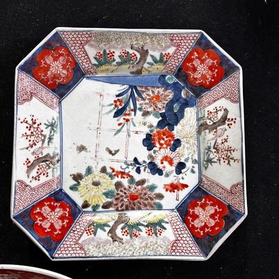 Lot of 3 Oriental ceramic platters