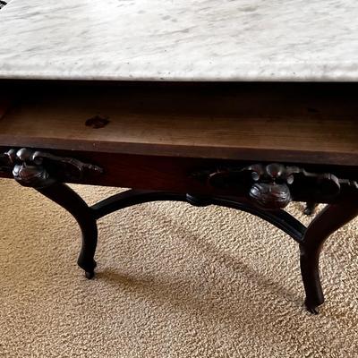 Marble hall table