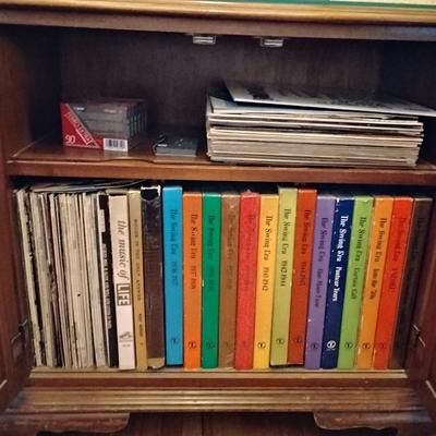Record Cabinet with Records