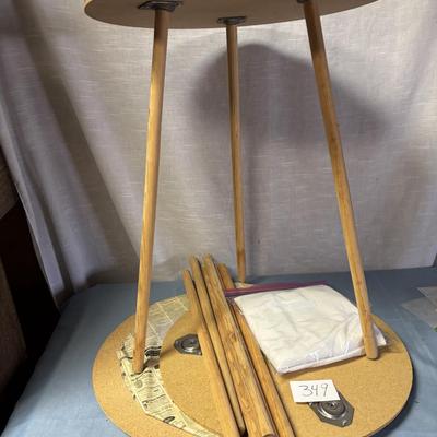 3 Compressed Wood Tables