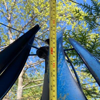 LOT 65: Metal Wind Catcher/Spinner Lawn Decoration