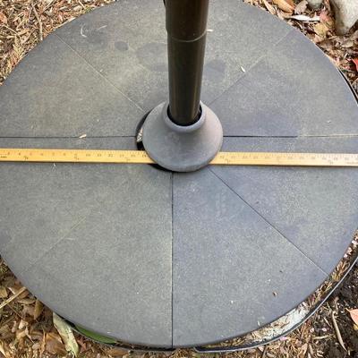 LOT 66: Large Adjustable Folding Patio Umbrella